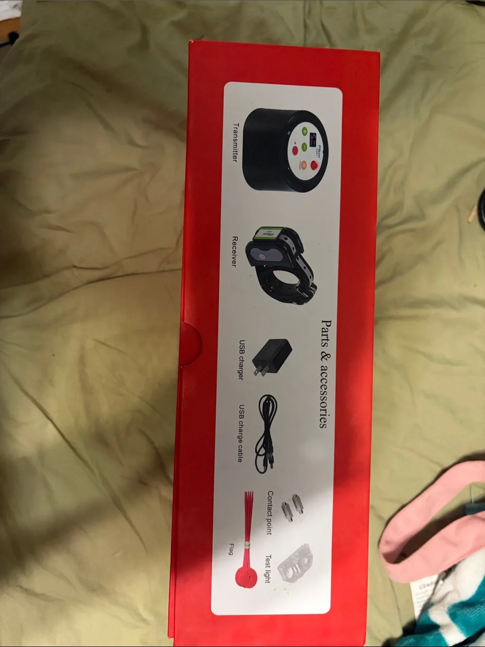 Orange Wireless Dog Fence Collar - AS01